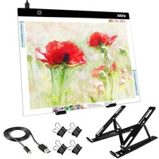 Mlife A3 Light Board Kits for Diamond Art Painting, Tracing Box, white