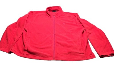Urban Frontier Men's Red Jacket XL Full Zip Stand-Up Collar Logo Zipper Casual