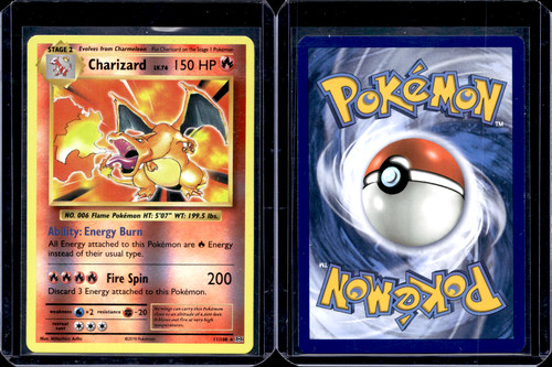 Charizard Holo 11/108 2016 reverse holo Charizard XY Evolutions Pokemon TCG NM