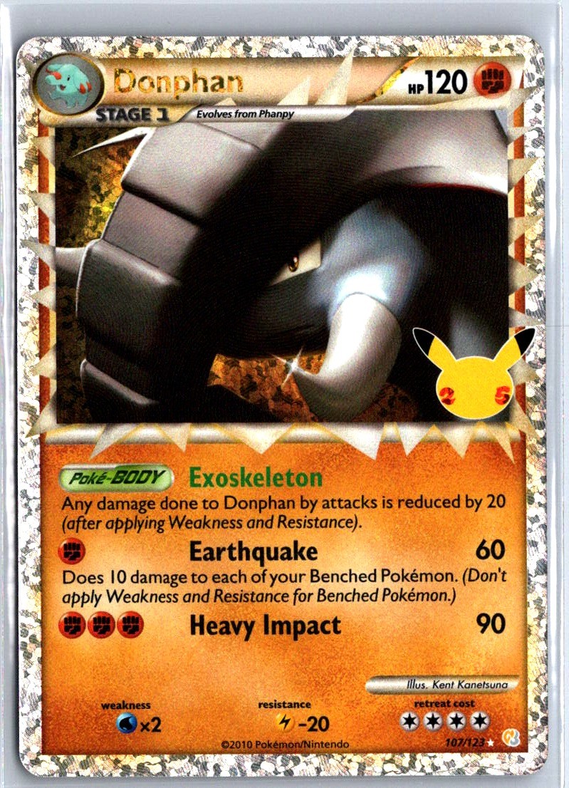 Donphan (Prime) Classic Collection 107/123 Holo Celebrations: Classic Collection