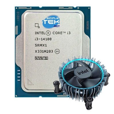 Intel I3-14100 Prozessor Cpu Desktop Lga 1700 Srmx1 Mit Integrierter Gpu Pc
