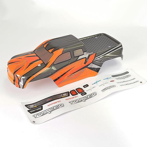 FTX 9739 TRACER MONSTER TRUCK BODY & DECAL - ORANGE