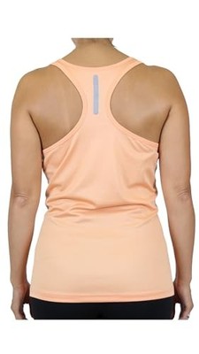 GALAXY BY HARVIC WOMENS MOISTURE WICKING RACERBACK TAGLESS POLYESTER-PEACH-XL