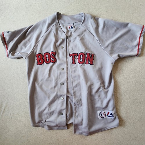 Boston Red Sox Trikot Majestic Original Merchandise Away grau L *siehe Fotos