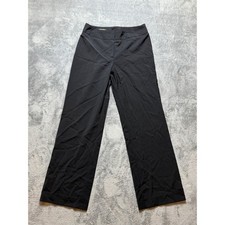 Escada Black Wide Leg Trousers Quiet Luxury Old Money Designer Office Siren 2