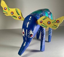 Vintage Collectible  Alebrije - Oaxaca Folk Art - by  Manuel Jimenez 80s