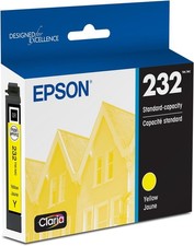 EPSON 232 Claria Ink Standard Capacity Yellow Cartridge T232420-S Works with