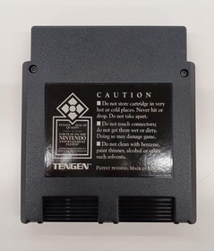 TENGEN TOOBIN' NES Game Cartridge, Used, Scratches and Dirt