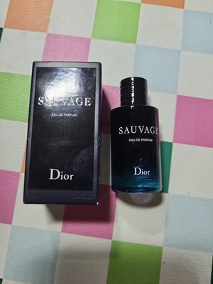 DIOR Sauvage Eau de Parfum Travel Size Splash Mini Bottle 0.34 oz /10 mL New/Box