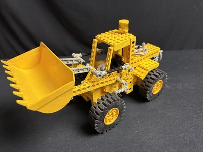 Lego 8853 Excavator Bagger Technic Technik Gabelstapler komplett complete 1988