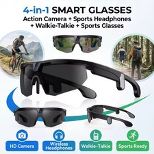 2026 Smart 4-IN-1 Cycling 4K Camera Glasses P...