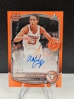 2025-26 Bowman Aaliyah Crump Orange Auto 14/25 1st Bowman Autograph Team Color