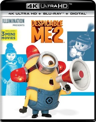 Despicable Me 2 4K UHD Blu-ray Steve Carell NEW