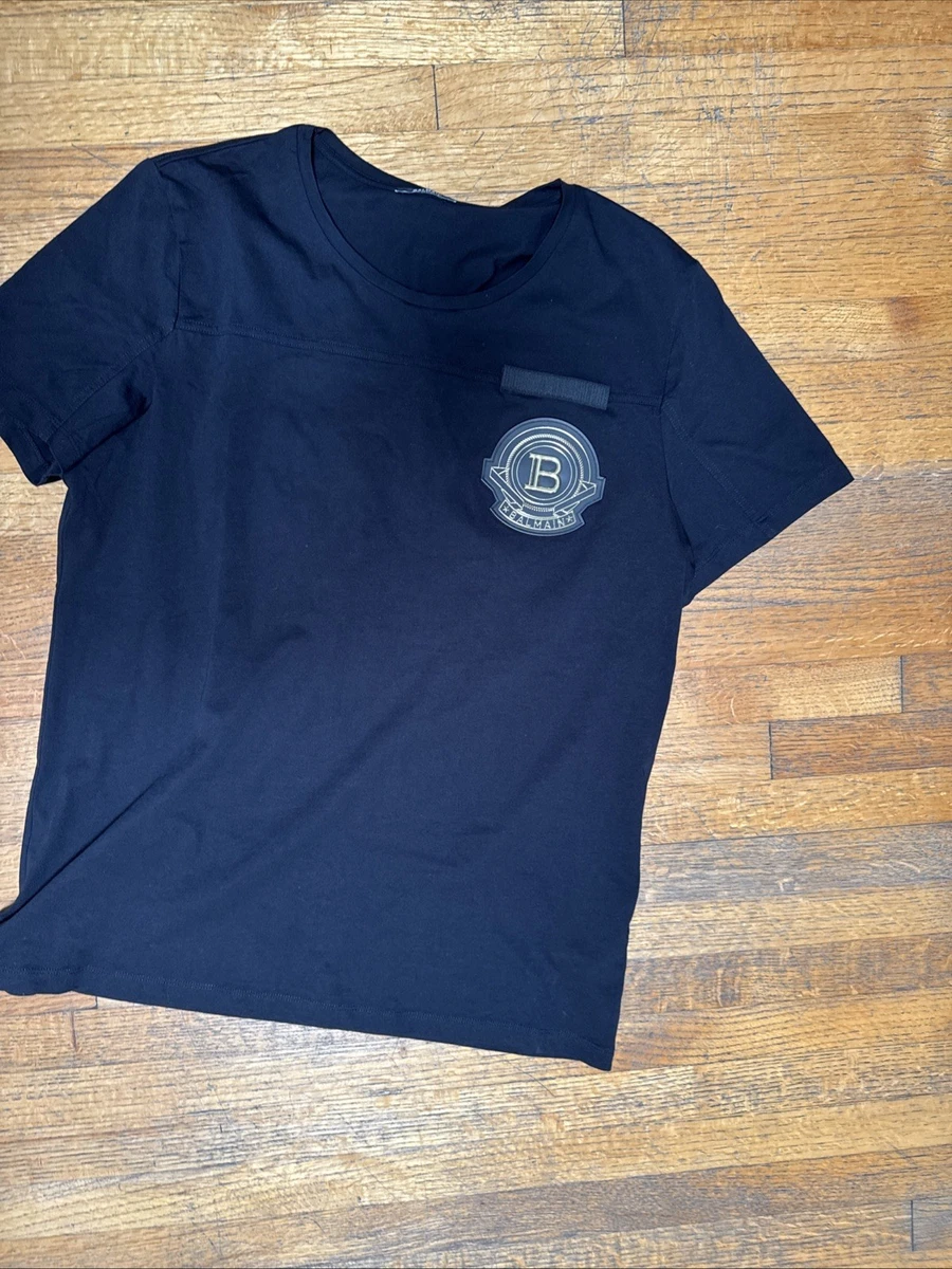 Balmain Black T-Shirts for Men for sale | eBay