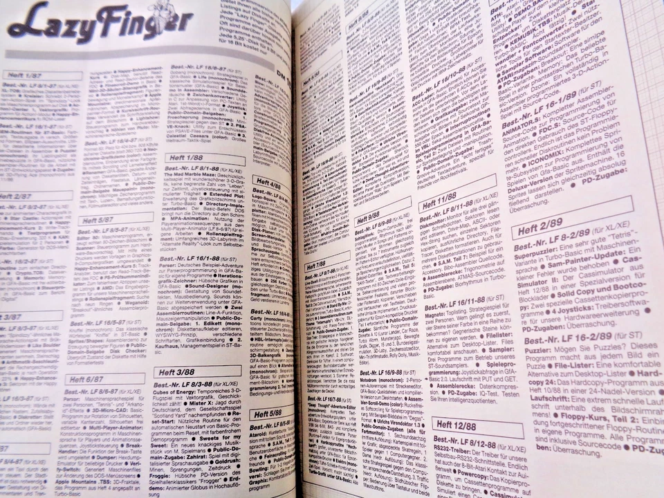 ATARI MAGAZIN ST + XL/XE AKTUELL - AUSGABE: 2/89 (RÄTZ-EBERLE - MAGAZIN) #2DE - Bild 4 von 4