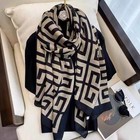 Elegant Women’s 90×90 Scarf  Satin Korean Style Warm Shawl For Fashion UK