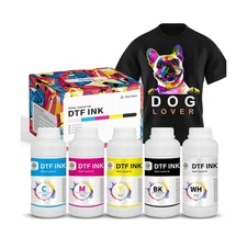 Polytech DTF Ink 6x500ML, Heat Transfer Printing Direct to Film, DTF Transfer...