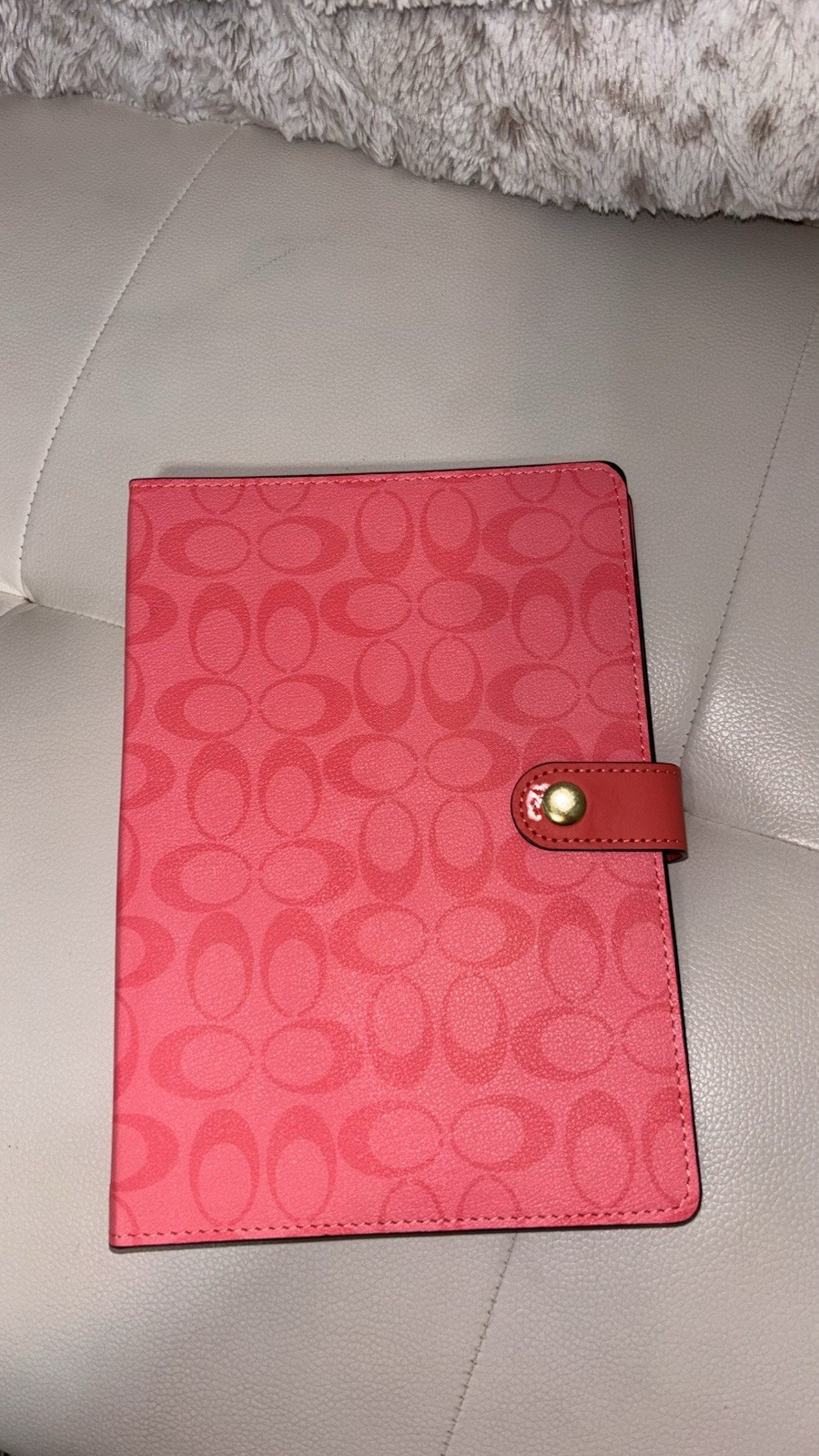 VIP GIFT Coach Notebook Lined with Magnetic Closure NOVELTY NEW