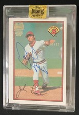 JOHN FRANCO CINCINNATI REDS 2016 TOPPS ARCHIVES SIGNATURE SERIES AUTO #'D 1/32