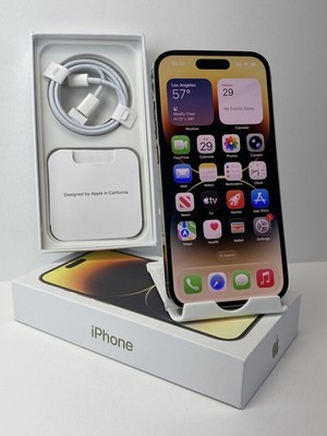 Apple iPhone 14 Pro A2650 128GB Gold 98% battery health Unlocked