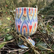 Caleb Zouhary Studio Pottery Goblet Wine Cup ...