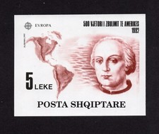 Albanien 1992 Briefmarkenblock Mi#97 MH CV=78$