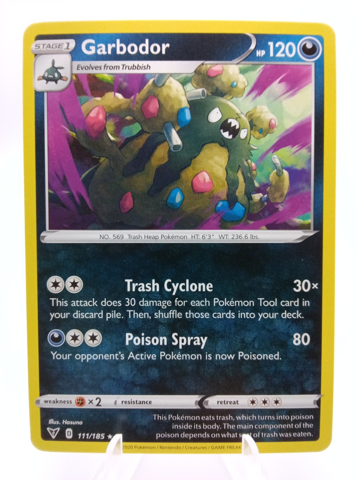 2020 Pokemon Vivid Voltage Garbodor #111