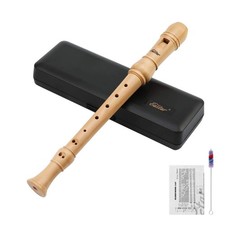 Soprano Recorder German Fingering C Key Maple Descant for Kids  Adults
