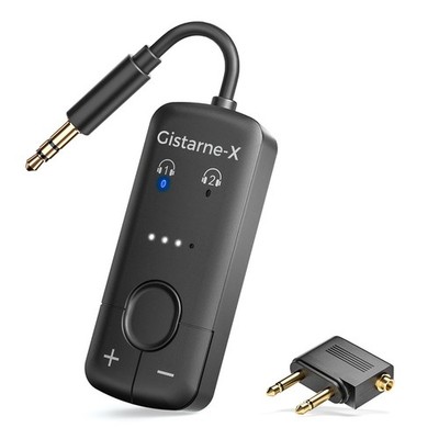 Bluetooth 5.3 Audio Transmitter with Qualcomm aptX Adaptive, Dual Device Supp...