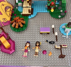 Lego 41036 41121 Friends Lot Of 2 Jungle Rescue And Adventure Camp Rafting