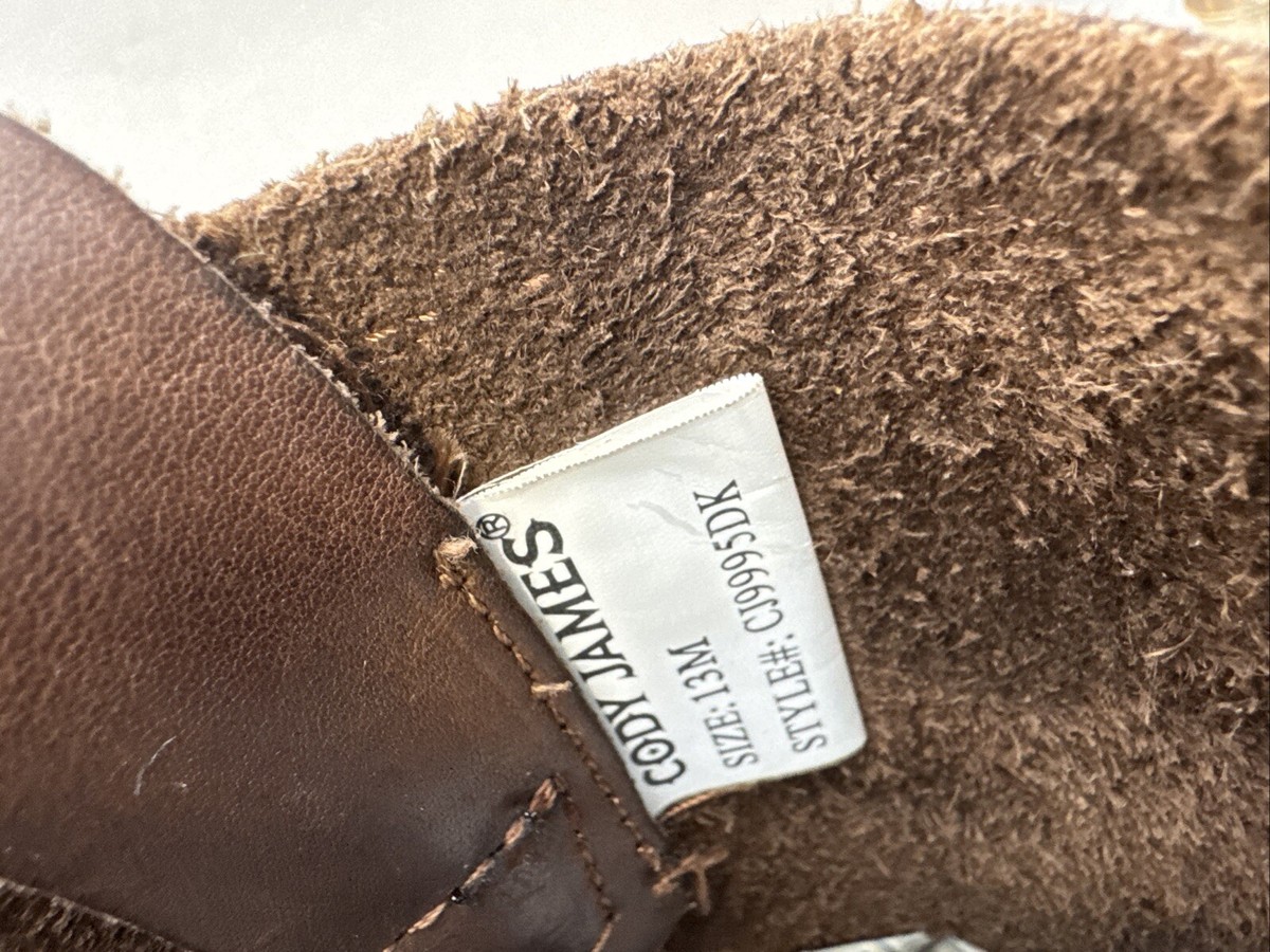 CODY JAMES Brown Leather Boots, Men