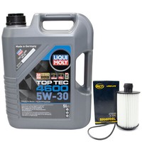 MotoröL Set 5W-30 5 Liter + ÖLfilter SH 4096 L FüR Chevrolet Cruze Station Wagon