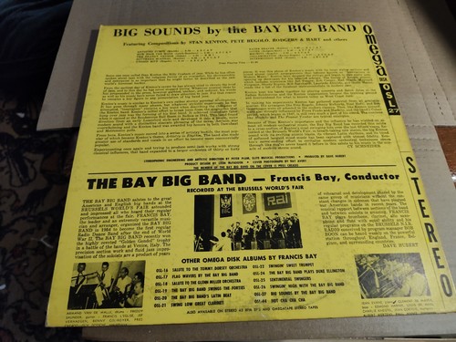 1A. The Bay Big Band - Big Sounds by the Bay Big Band LP OSL 27 NM/NM - Bild 2 von 2