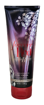 NEW BATH & BODY WORKS FOREVER RED VANILLA RUM ULTIMATE HYDRATION BODY CREAM 8 OZ