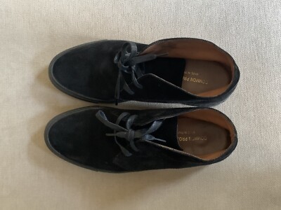 Common Projects Chukka Suede Boot in Black EU40/US7 Leather  display picture 1
