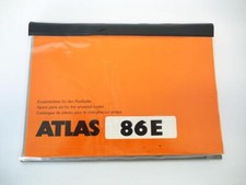 Atlas 86E Radlader Ersatzteilliste Spare Parts List Catalogue pieces 1996