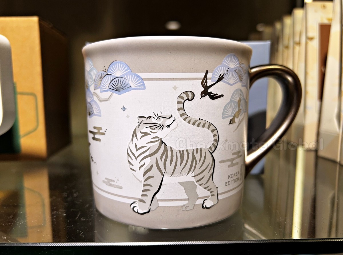 ★ヒロシ様★/チャイニーズタイガー/Cup&Saucer/ Starbucks Korea Tiger Mug 355ml | 2024 Limited Edition | New w/box