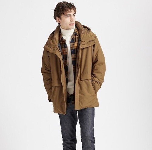 Uniqlo Hybrid Down Parka Hooded Jacket 