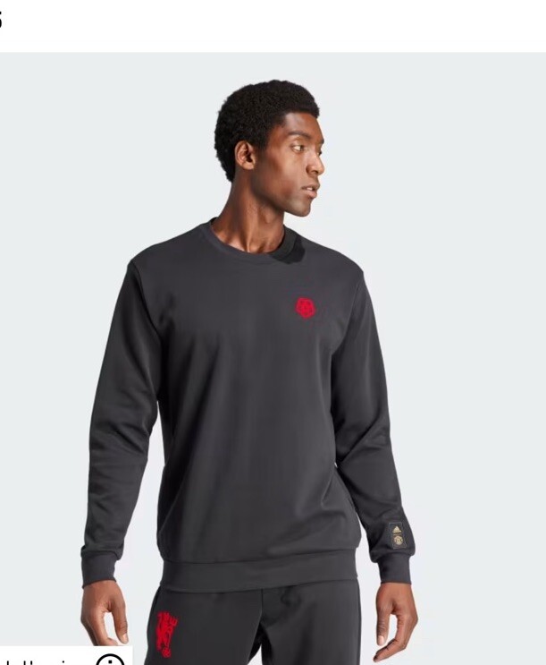 Adidas Men's MANCHESTER UNITED CULTURAL STORY CREW SWEATSHIRT