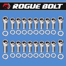 Ford 351c 351m 400m Oil Pan Bolts Stainless Steel Kit Cleveland Cobra Jet