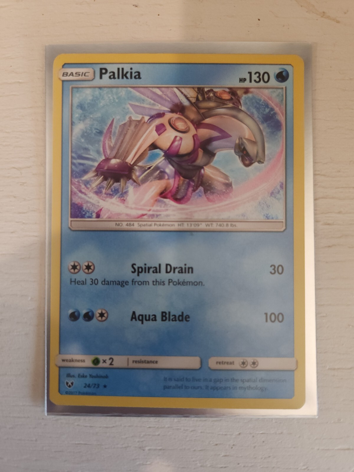 Palkia 24/73 Holo Rare Shining Legends 2017 Pokemon TCG Card NM-Mint Ships Fast