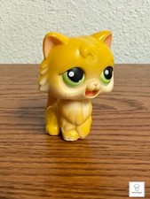 2005 Littlest Pet Shop Magic Motion Orange Persian Cat / LPS / Hasbro