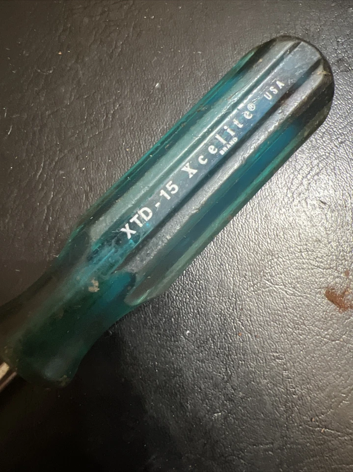 Xcelite XTD15 Chromium Vanadium Steel Torx Round Blade Screwdriver, T15 Head - Image 2 of 4