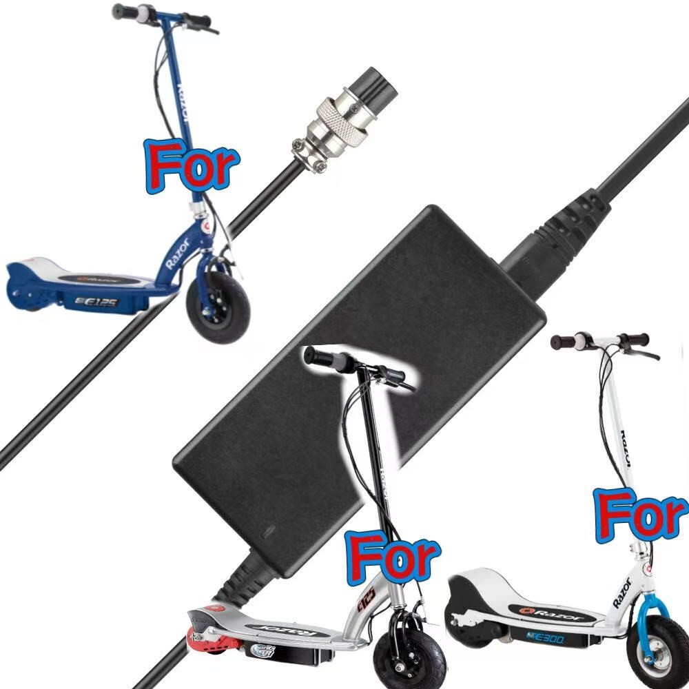 🚲24V 2A AC Adapter for Razor E300 E125 Electric Scooter