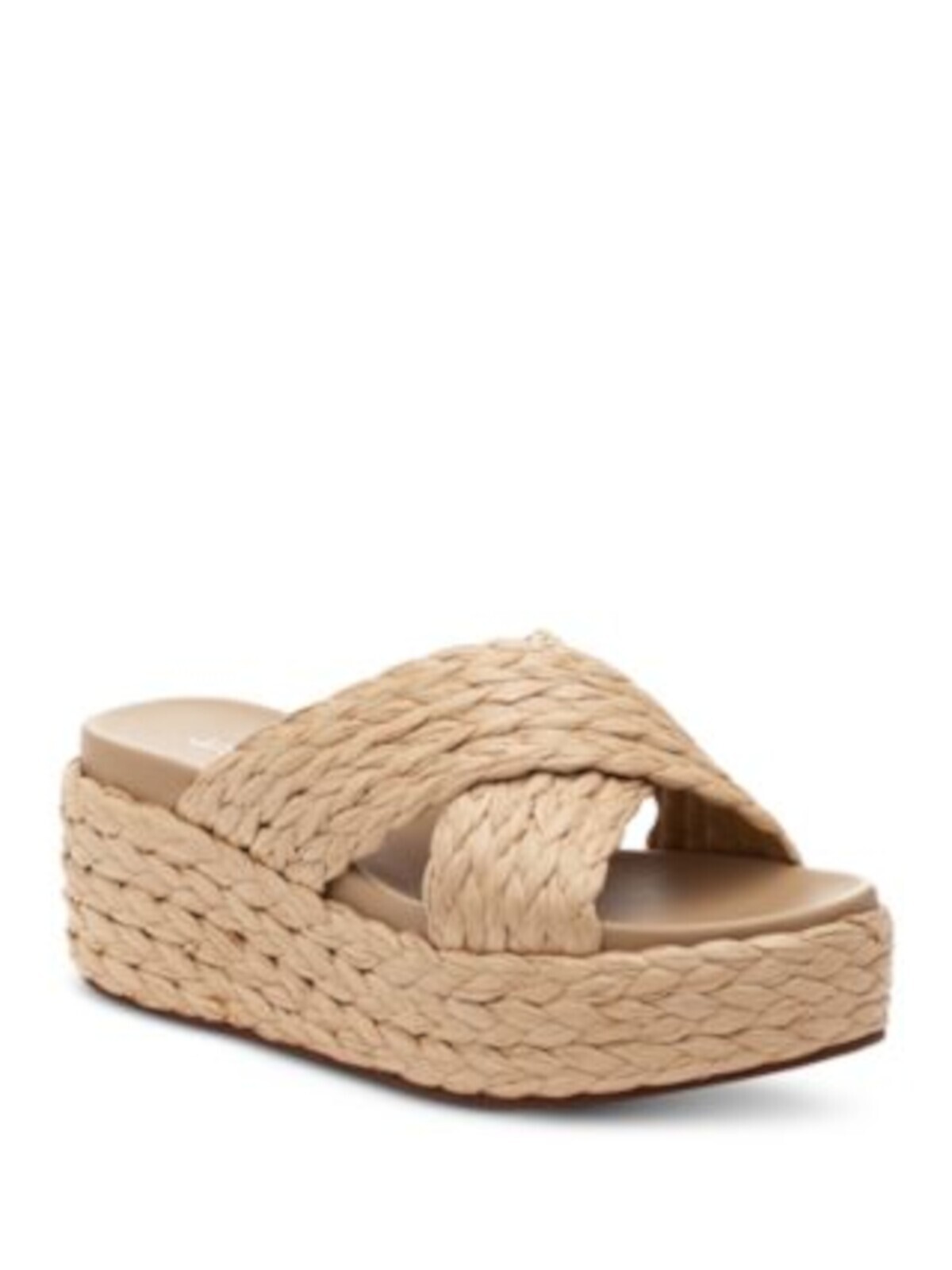 Женские босоножки J SLIDES бежевого цвета на платформе 15 см с перекрещивающимися ремешками эспадрильи с колчаном длиной 8 м 8690₽