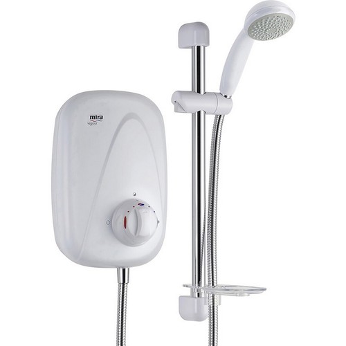 Mira Vigour White & Chrome Manual Electric Power Shower 1.1532.354 eBay
