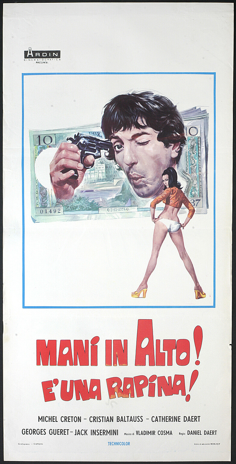 Locandina originale film Mani in alto! (1981) - Regia di Jerzy Skolimowski
