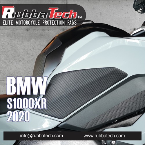 RubbaTech BMW S1000XR 2020 rubber knee pads. For models 2020 - on (bonus pack) - Picture 4 of 7