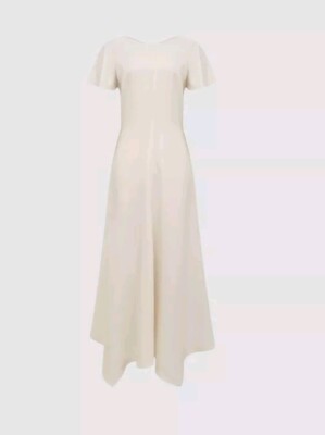 relaxed ruffle midi dress reviews Blue Scoop Neck Sleeveless A-Line Ruffle Midi Dress