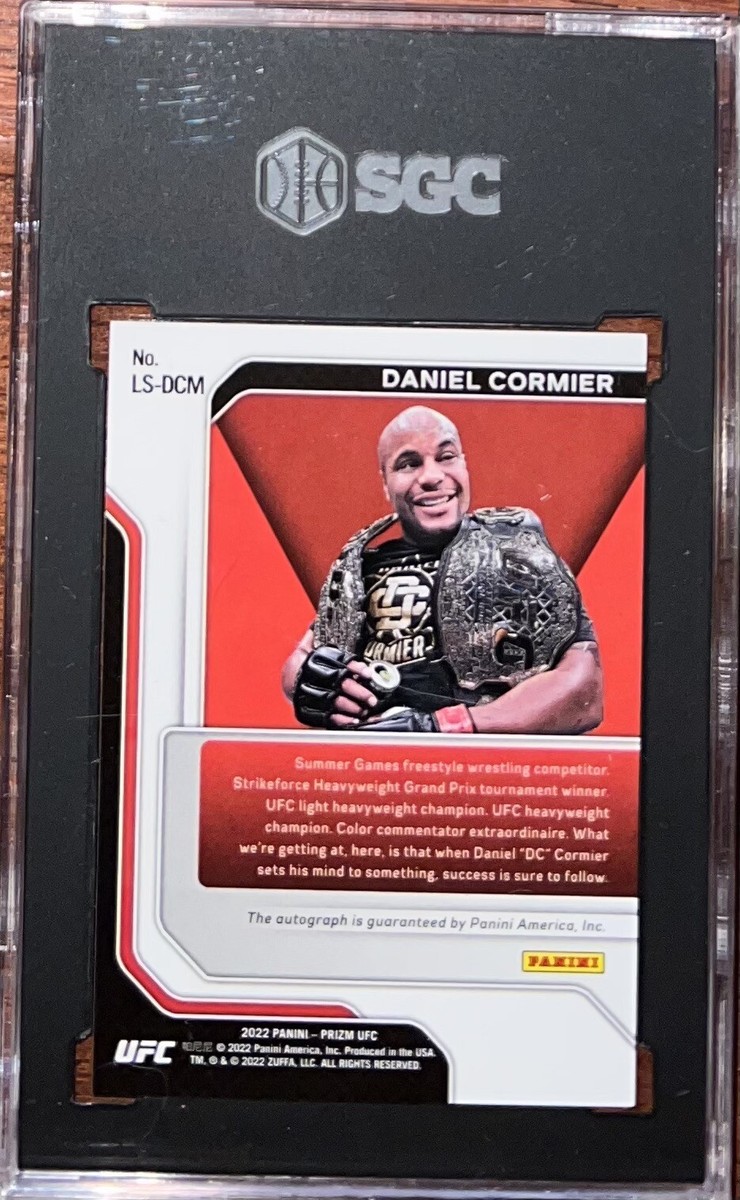 2022 PANINI PRIZM UFC AUTO AUTOGRAPH LEGENDARY DC DANIEL CORMIER